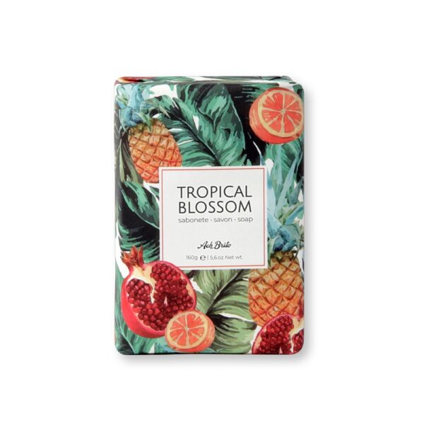 TROPICAL BLOSSOM. Mydlá obohatené o olivový olej (160g) - Oranžová