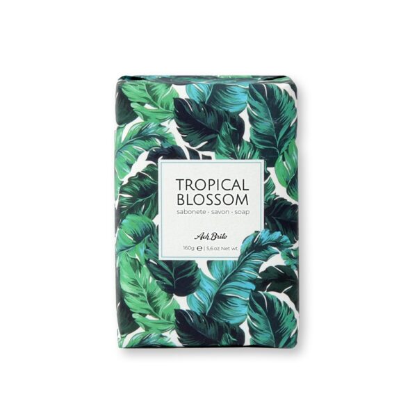 TROPICAL BLOSSOM. Mydlá obohatené o olivový olej (160g) - Tmavozelená