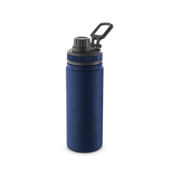 FEDERER. 90% recyklovaná hliníková fľaša s PP uzáverom - Námornícka modrá, 570 ml