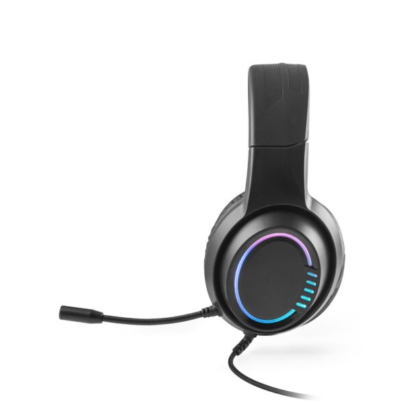 Thorne Headset RGB. ABS gaming slušalice sa kablom od 2m, mikrofonom i RGB LED svetlima