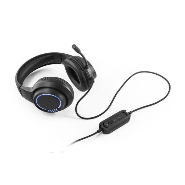 Thorne Headset RGB. ABS gaming slušalice sa kablom od 2m, mikrofonom i RGB LED svetlima