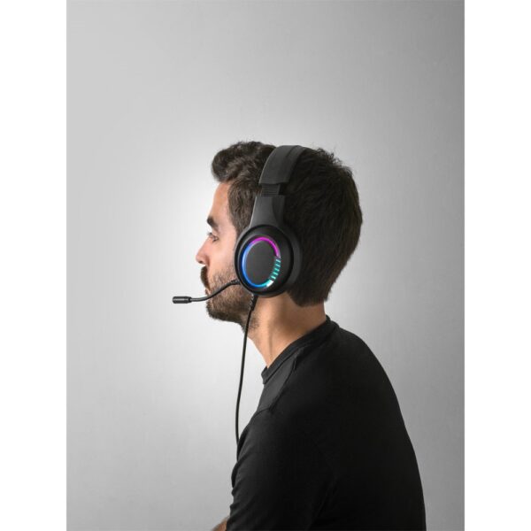 Thorne Headset RGB. ABS gaming slušalice sa kablom od 2m, mikrofonom i RGB LED svetlima
