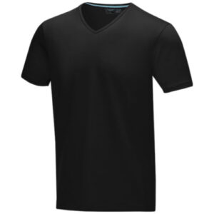 Pánske tričko Kawartha s krátkym rukávom, organická bavlna - Čierna, 3XL