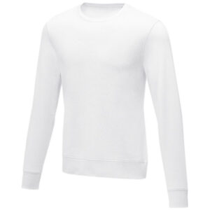 Zenon pánsky sveter s kruhovým výstrihom - Biela, 5XL