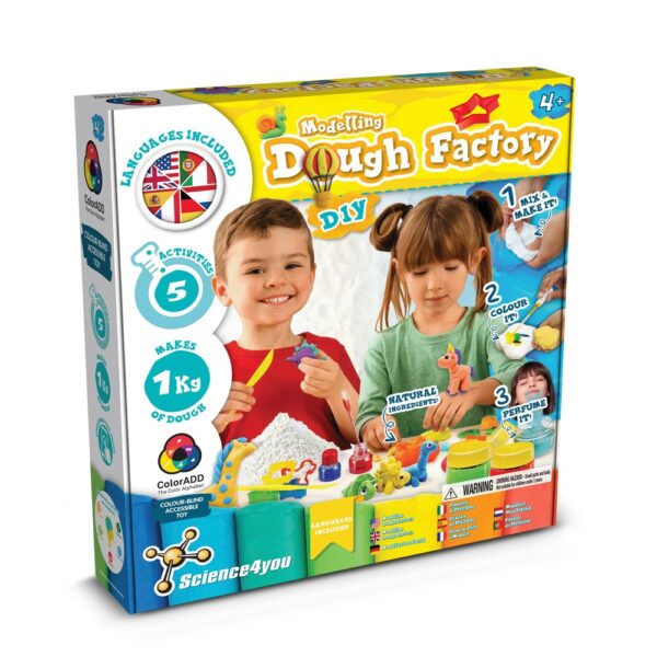 Modeling Dough Factory Kit I. Vzdelávacia hra pre deti - Viacfarebná