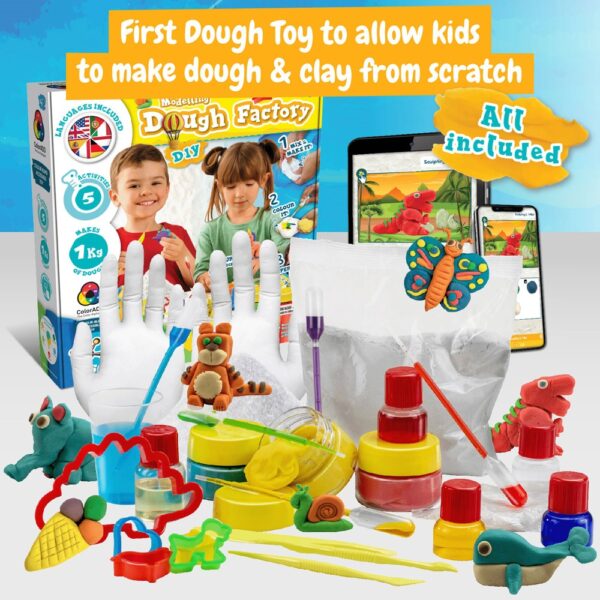 Modeling Dough Factory Kit I. Vzdelávacia hra pre deti