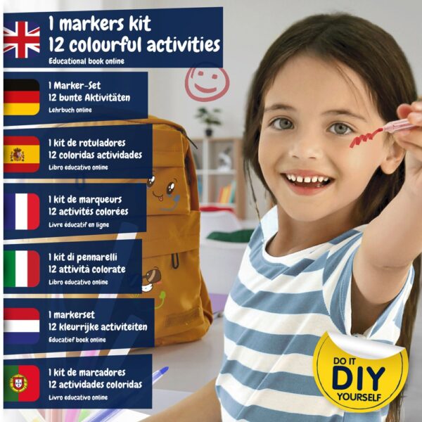 DIY Pen Factory Kit III. Vzdelávacia hra pre deti dodáva sa s darčekovou taškou z kraftového papiera (100 g/m²)