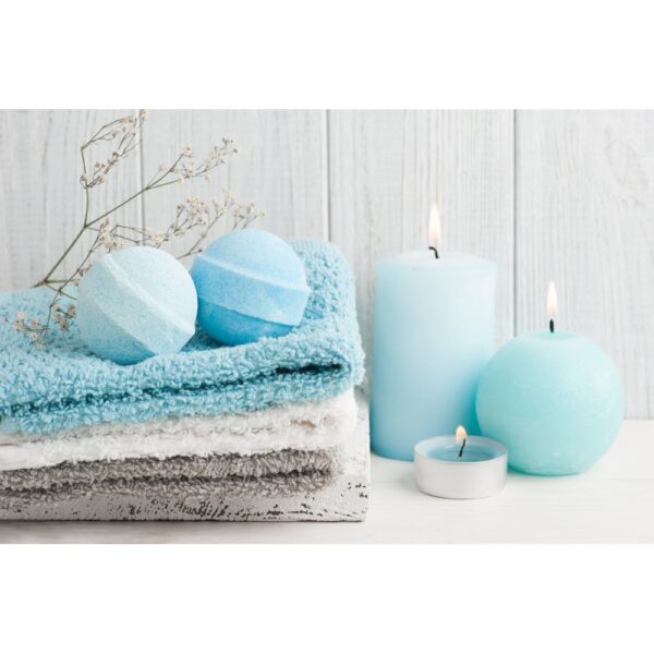 Bath Bombs Kit III. Vzdelávacia hra pre deti dodáva sa s darčekovou taškou z kraftového papiera (115 g/m²)