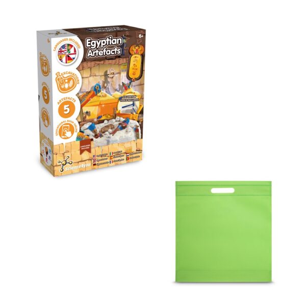 Ancient Egypt Excavation Kit IV. Vzdelávacia hra pre deti dodáva sa s darčekovým vreckom z netkanej textílie (80 g/m²) - Svetlo zelená