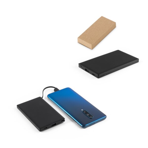 WIGNER. Power banka 4 000 mAh v recyklovaného ABS-a (100% rABS)