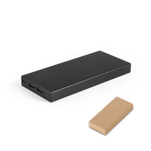 DOROTHY 10. Power banka 10 000 mAh zo recyklovaného hliníka (100% rAL)