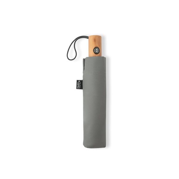RIVER. Sklopný slnečník z 190T recyklovaného polyesteru (100% rPET) s automatickým otváraním a zatváraním