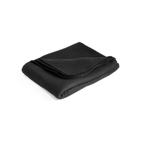 GALLIOT. Polárna deka (180 g/m²) z recyklovaného polyesteru (100% rPET) - Čierna