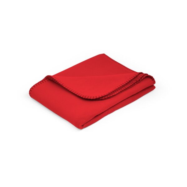 GALLIOT. Polárna deka (180 g/m²) z recyklovaného polyesteru (100% rPET) - Červená