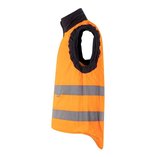 VL DIANA. Polstrovaná vesta (220 g/m²), obojstranná, s viacerými vreckami, z polyesteru (100 %), so zapínaním na zips a obojstranným sťahovaním
