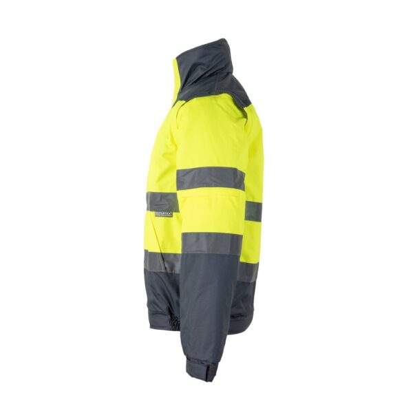 VL JUPITER. Dvojfarebná vyteplená bunda (180 g/m²) z polyesteru (100 %) s PU povrchovou úpravou
