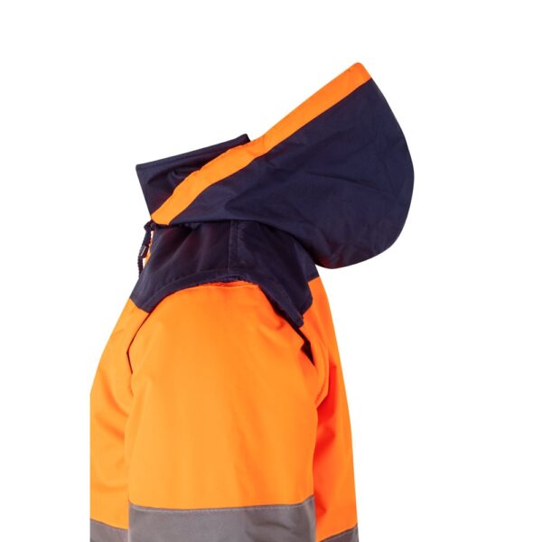 VL JUPITER. Dvojfarebná vyteplená bunda (180 g/m²) z polyesteru (100 %) s PU povrchovou úpravou