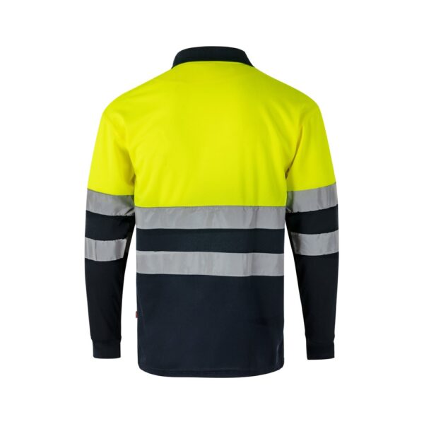 VL VULCAN LARGE. Dvojfarebná polokošeľa s vtáčím okom (160 g/m²) s dlhými rukávmi, z polyesteru (100%)