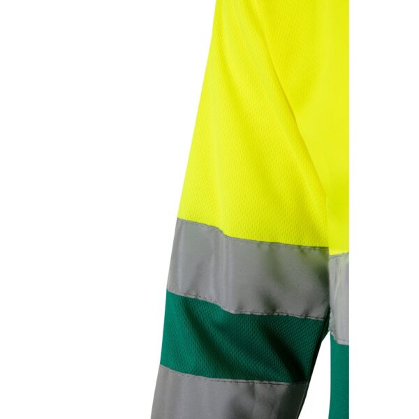VL VULCAN LARGE. Dvojfarebná polokošeľa s vtáčím okom (160 g/m²) s dlhými rukávmi, z polyesteru (100%)