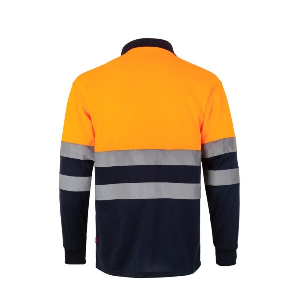 VL VULCAN LARGE. Dvojfarebná polokošeľa s vtáčím okom (160 g/m²) s dlhými rukávmi, z polyesteru (100%)