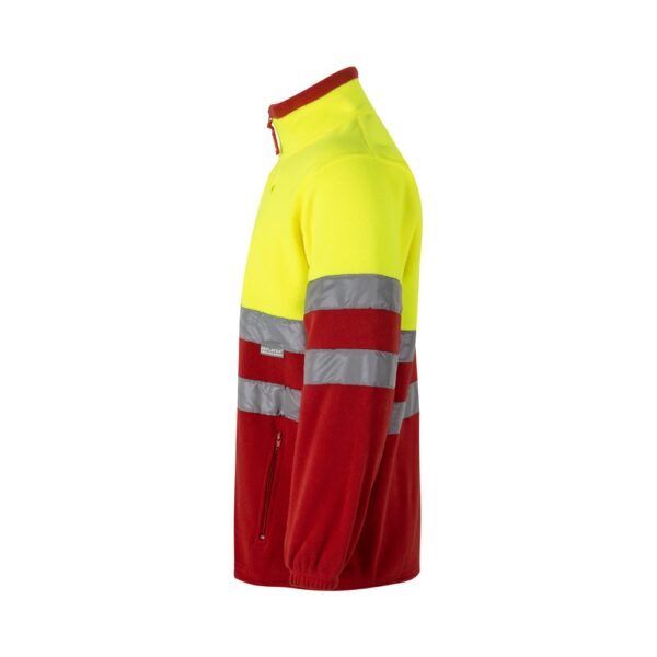 VL EROS LARGE. Dvojfarebná fleecová bunda (280 g/m²) z polyesteru (100 %)