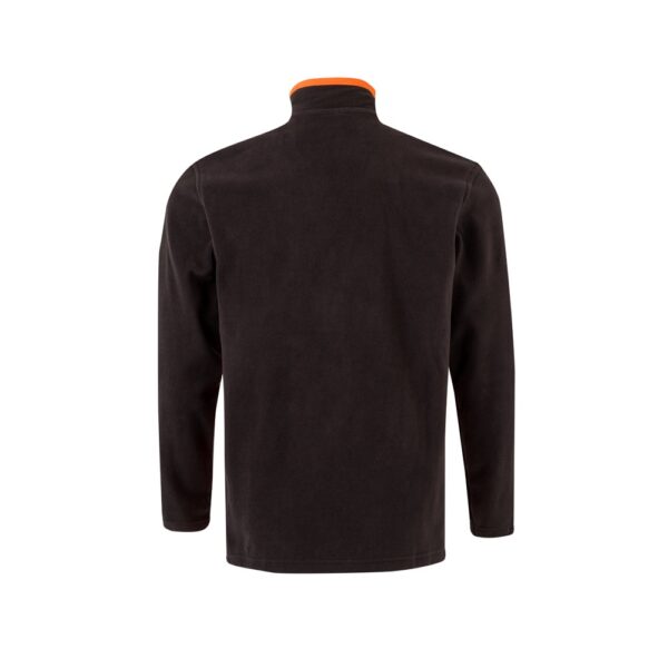 VL GERAS. Dvojfarebná fleecová bunda (220 g/m²) z polyesteru (100 %)