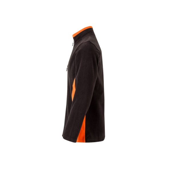 VL GERAS. Dvojfarebná fleecová bunda (220 g/m²) z polyesteru (100 %)