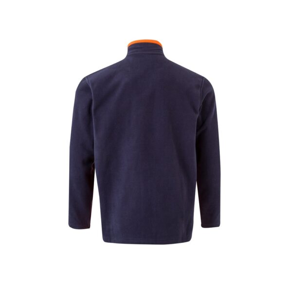 VL GERAS. Dvojfarebná fleecová bunda (220 g/m²) z polyesteru (100 %)