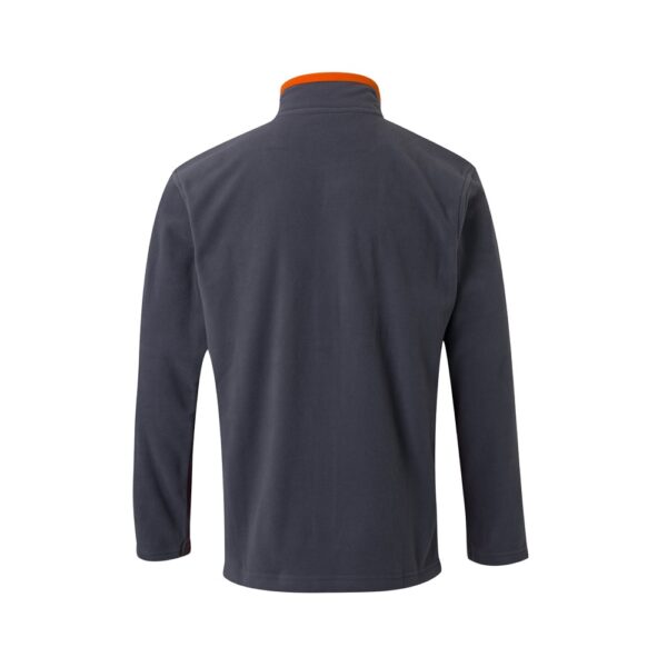 VL GERAS. Dvojfarebná fleecová bunda (220 g/m²) z polyesteru (100 %)