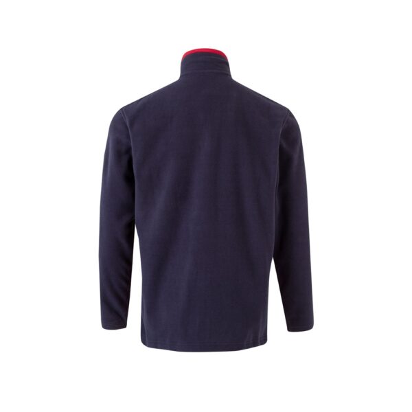 VL GERAS. Dvojfarebná fleecová bunda (220 g/m²) z polyesteru (100 %)