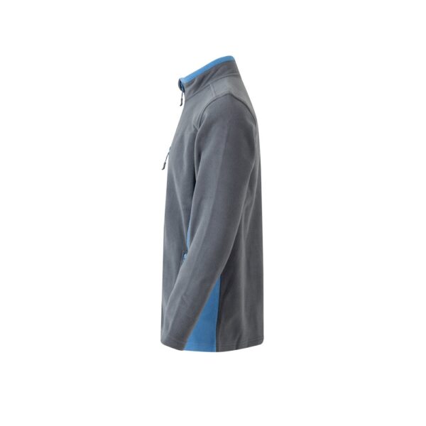 VL GERAS. Dvojfarebná fleecová bunda (220 g/m²) z polyesteru (100 %)