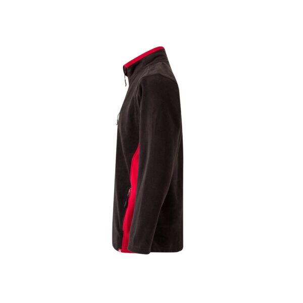 VL GERAS. Dvojfarebná fleecová bunda (220 g/m²) z polyesteru (100 %)
