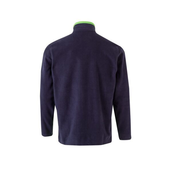 VL GERAS. Dvojfarebná fleecová bunda (220 g/m²) z polyesteru (100 %)
