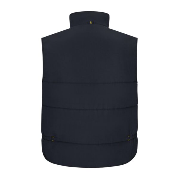 VL NERGAL. Dvojfarebná vyteplená vesta s viacerými vreckami (120 g/m²) z polyesteru (100 %)