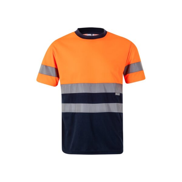 VL BRAHMA LARGE. Dvojfarebné technické tričko s vtáčím okom (140 g/m²), z polyesteru (100%) - Modrá, 5XL