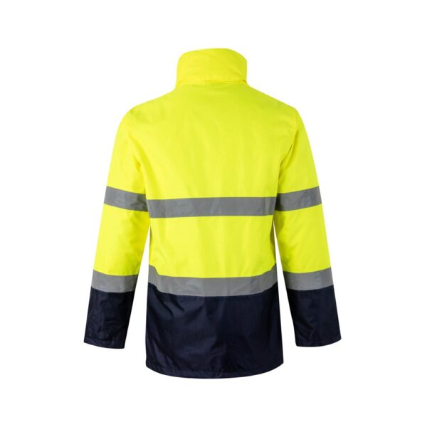 VL THEMIS. Dvojfarebná parka (190 g/m²) z polyesteru (100 %) s PU záterom