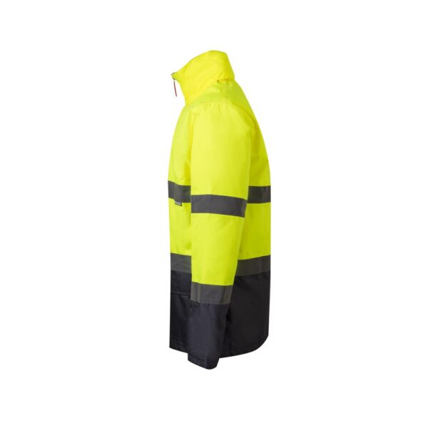 VL THEMIS. Dvojfarebná parka (190 g/m²) z polyesteru (100 %) s PU záterom