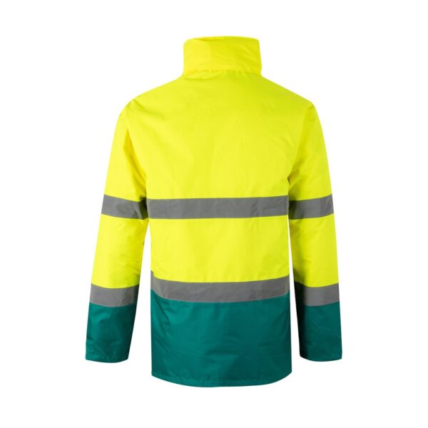 VL THEMIS. Dvojfarebná parka (190 g/m²) z polyesteru (100 %) s PU záterom
