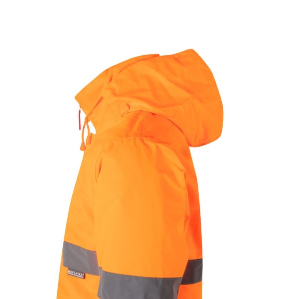 VL THEMIS. Dvojfarebná parka (190 g/m²) z polyesteru (100 %) s PU záterom