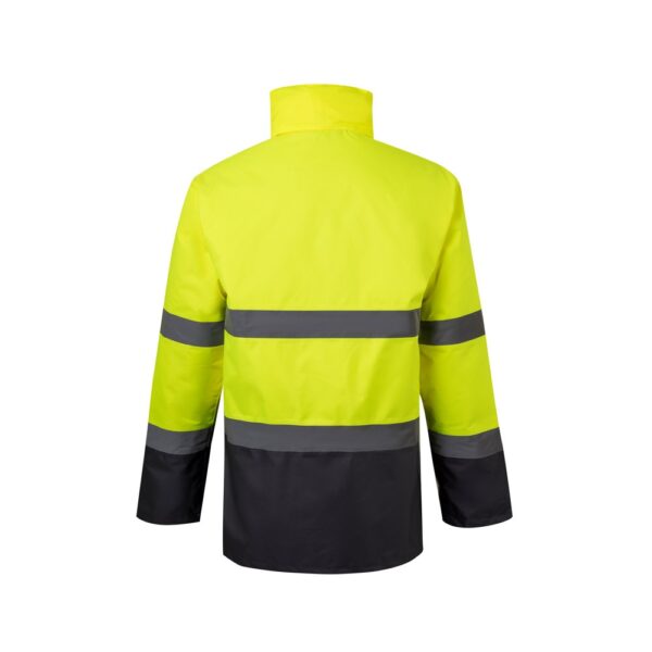 VL THEMIS LARGE. Dvojfarebná parka (190 g/m²) z polyesteru (100 %) s PU záterom