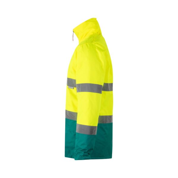 VL THEMIS LARGE. Dvojfarebná parka (190 g/m²) z polyesteru (100 %) s PU záterom