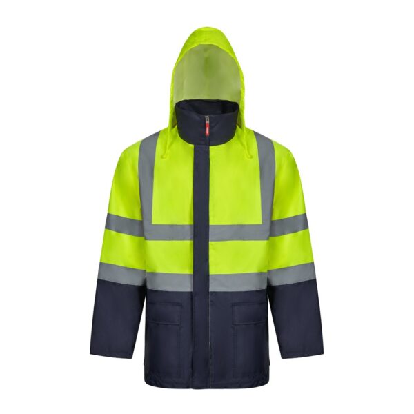 VL JUNO. Dvojfarebná parka 4 v 1 (180 g/m²) z polyesteru (100 %) s PU záterom