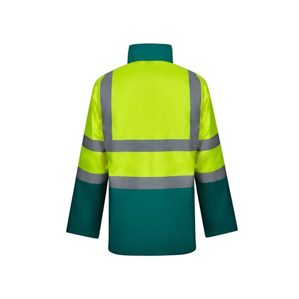 VL JUNO LARGE. Dvojfarebná parka 4 v 1 (180 g/m²) z polyesteru (100 %) s PU záterom