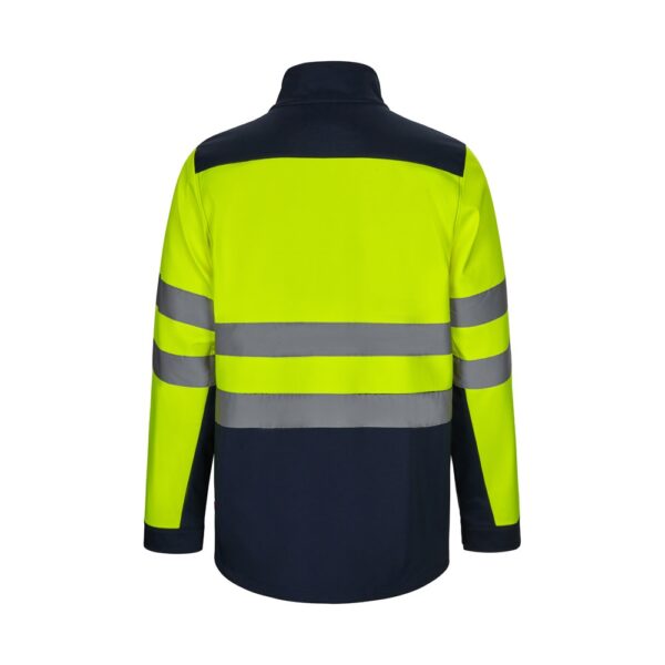 VL HESTIA LARGE. Dvojfarebná softshellová bunda (280 g/m²) s fleecovou podšívkou a membránou TPU, z polyesteru (96 %) a elastanu (4 %)