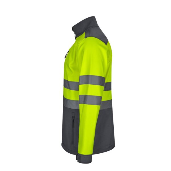 VL HESTIA LARGE. Dvojfarebná softshellová bunda (280 g/m²) s fleecovou podšívkou a membránou TPU, z polyesteru (96 %) a elastanu (4 %)