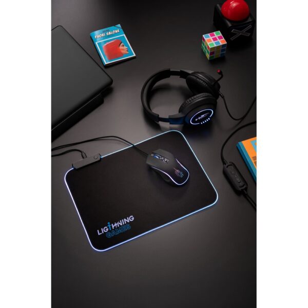 Thorne Headset RGB. ABS gaming slušalice sa kablom od 2m, mikrofonom i RGB LED svetlima