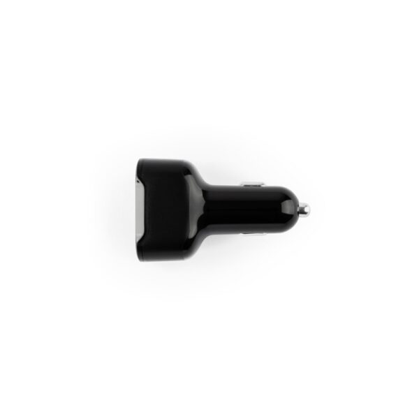 DIRAC. Adaptér do zapaľovača cigariet s portom USB-A 18W a USB-C 20W v 100% rABS