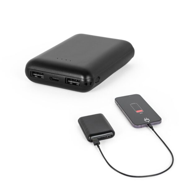 LEAKEY 8. Power banka 8 000 mAh, recyklovaného ABS (100 % rABS)