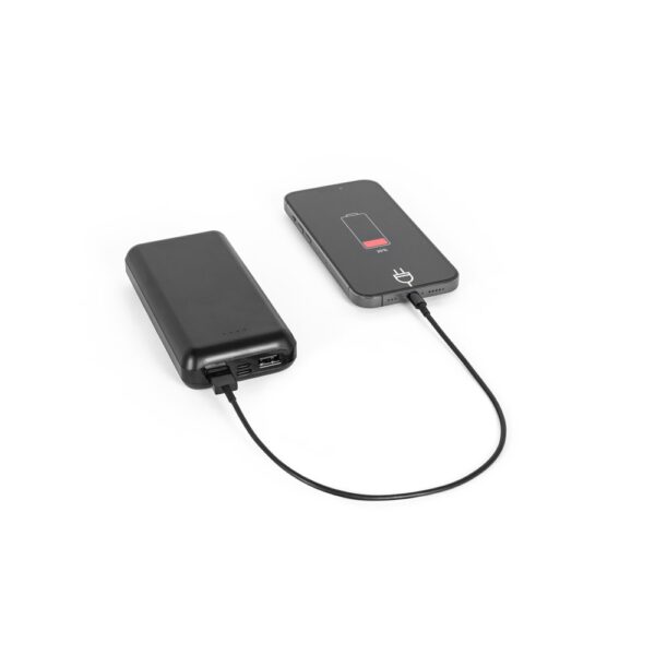 LEAKEY 20. Power banka 20 000 mAh zo recyklovaného ABS (100 % rABS)