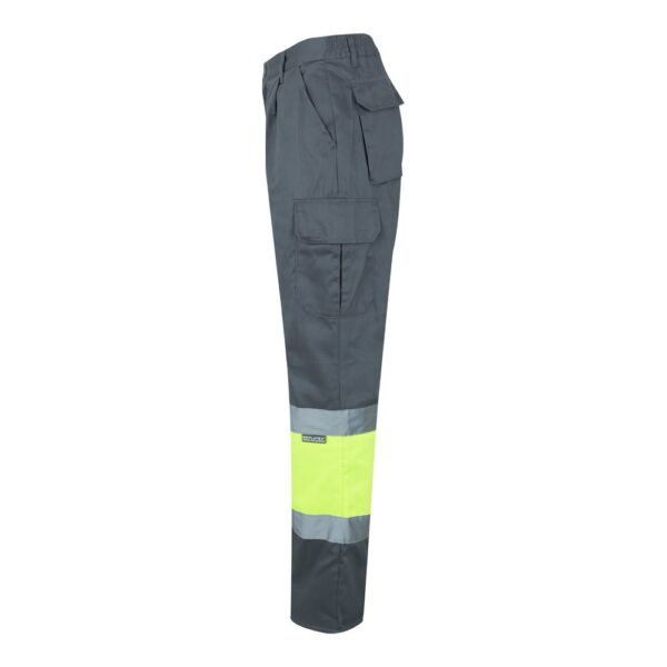 VL POSEIDON LARGE. Dvojfarebné keprové nohavice s viacerými vreckami (210 g/m²) z bavlny (20 %) a polyesteru (80 %)